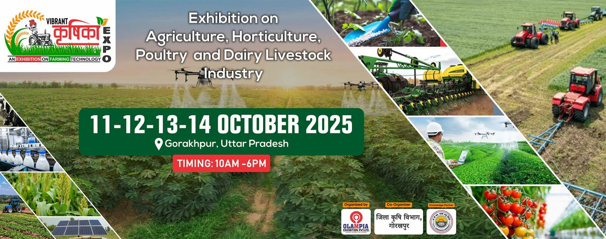 Vibrant Krishika Expo 2025  Gorakhpur, 11 October | AllEvents