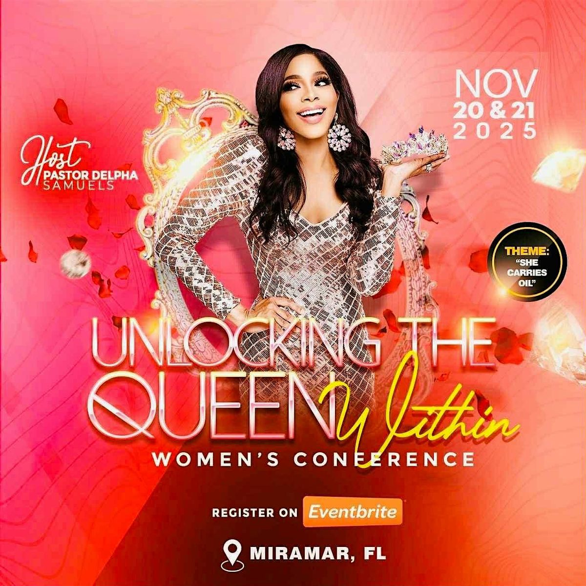 Unlocking The Queen Within: Woman's Conference, 21 November | Event in Miramar | AllEvents