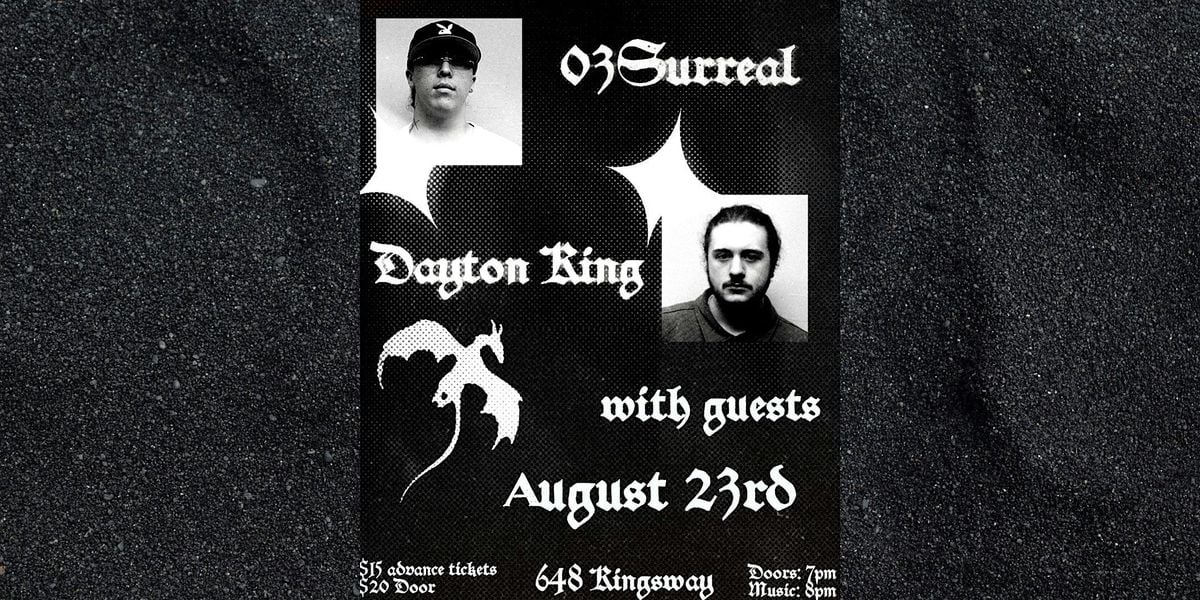 03Surreal, Dayton King, with guests - Take Your Time, 23 August | Event in Vancouver | AllEvents