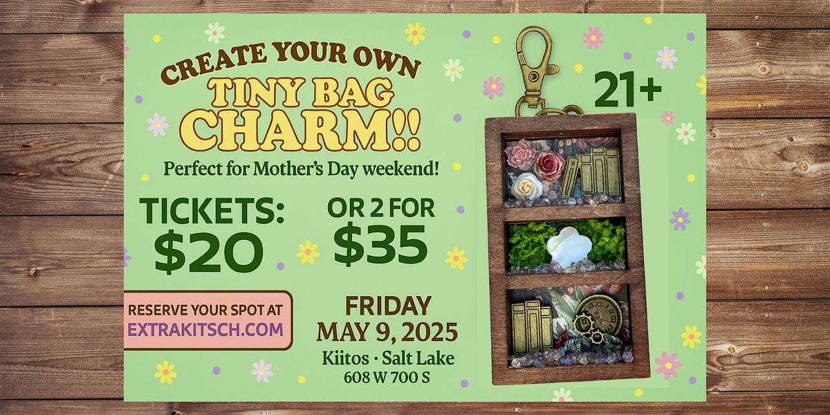 Create Your Own Tiny Bag Charms – Craft Night at Kiitos!, 9 May | Event in Salt Lake City | AllEvents