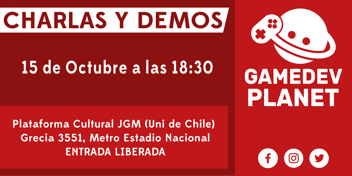 GameDev Planet Octubre 2025, 15 October | Event in Ñuñoa | AllEvents