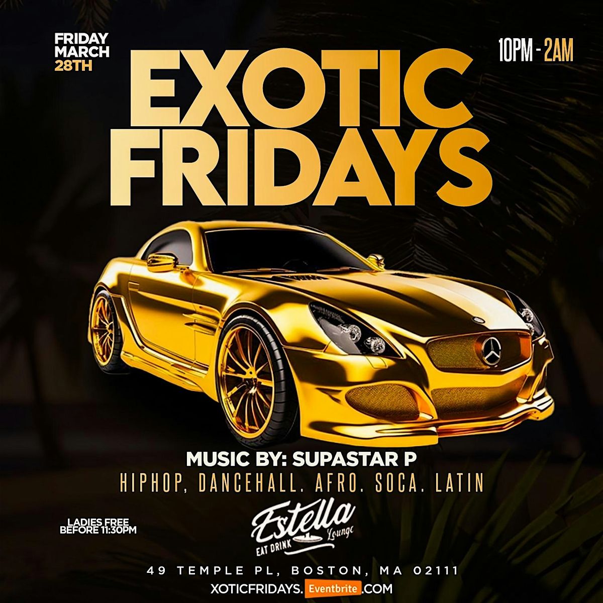 ️❌⭕️EXOTIC FRIDAYS⭕️❌ (FR❄️ST FGXzotix) | Event in Boston | AllEvents