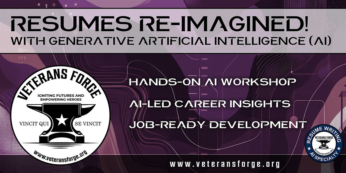 Resumes Re-Imagined! - A Veterans Forge Workshop  @ VB Hive, 26 June | Event in Virginia Beach | AllEvents