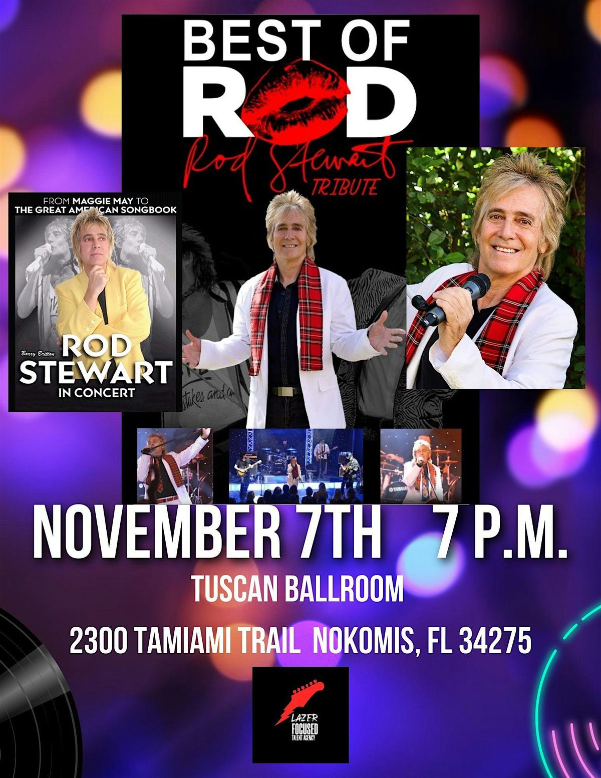ROD STEWART TRIBUTE - BEST OF ROD, 7 November | Event in Nokomis | AllEvents