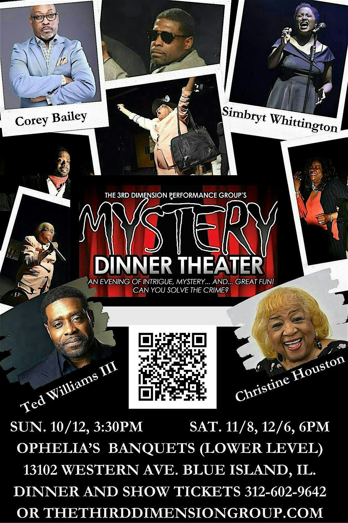 3rd Dimension Performance Group's Mystery Dinner Theater, 8 November | Event in Blue Island | AllEvents