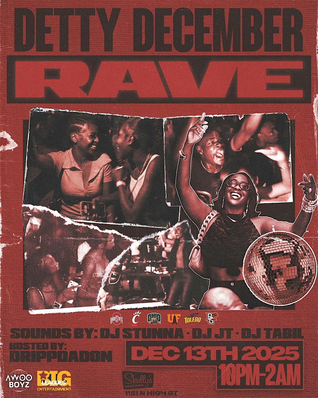 DETTY DECEMBER RAVE, 13 December | Event in Columbus | AllEvents