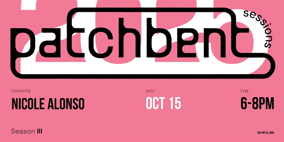 Patchbent Session: Nicole Alonso, 15 October | Event in Chicago | AllEvents