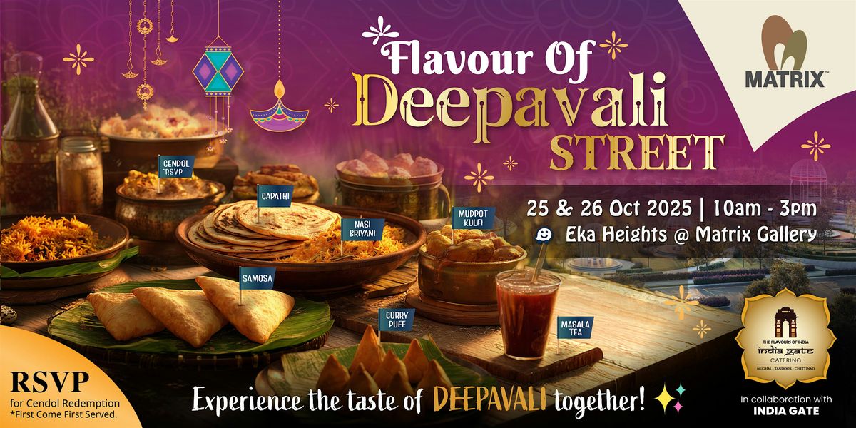 Flavor of Deepavali Street, 25 October | Event in Labu | AllEvents