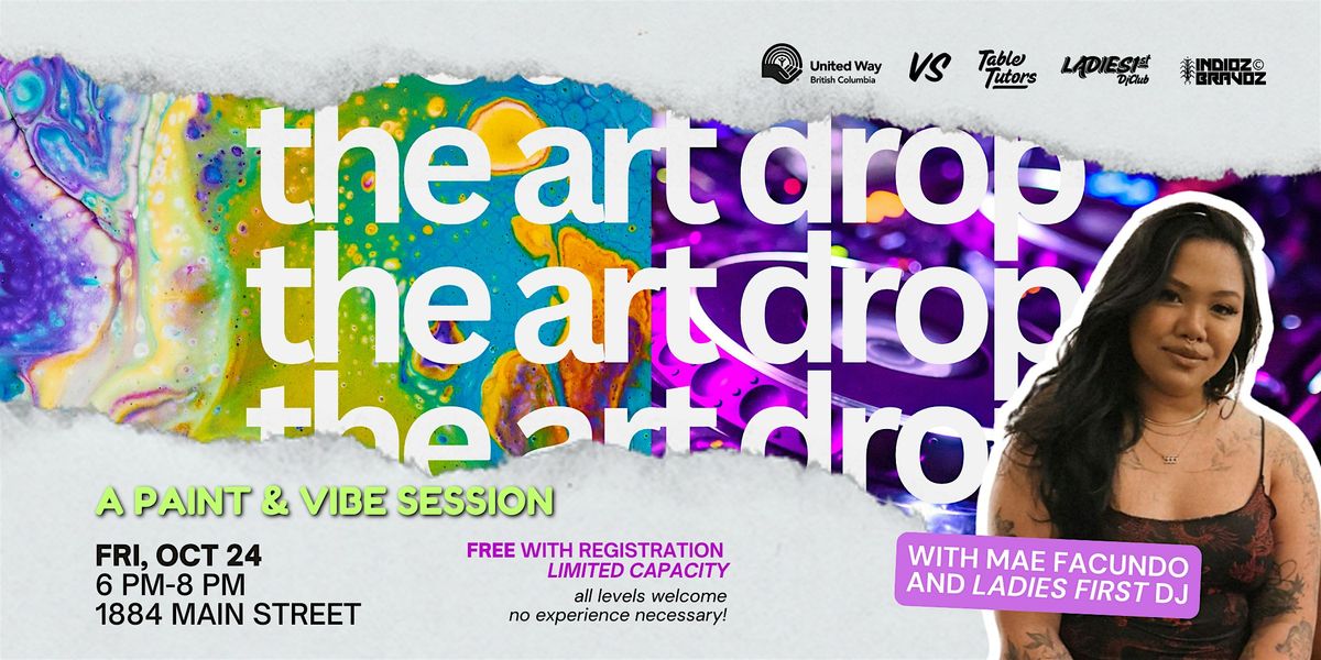 The Art Drop: A Paint-and-Vibe Session with Mae Facundo, 24 October | Event in Vancouver | AllEvents