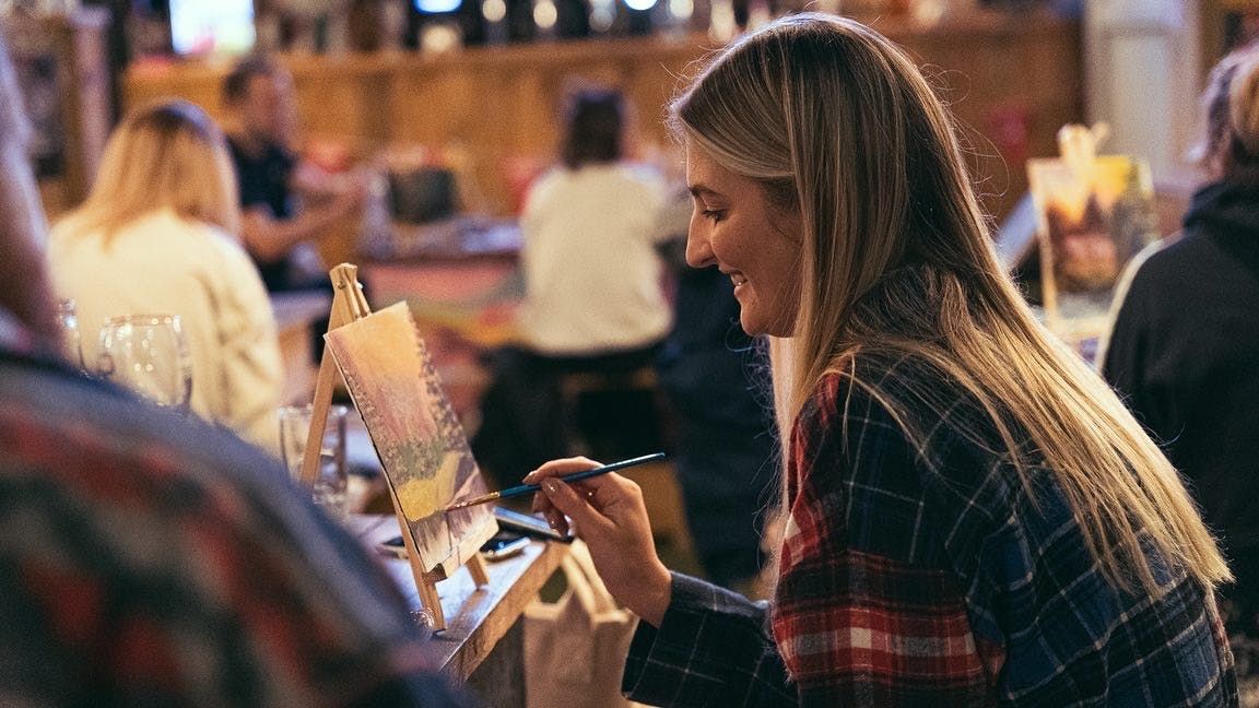 The Happy Little Paint Along with Bob Ross , 28 August | Event in Newcastle Upon Tyne | AllEvents