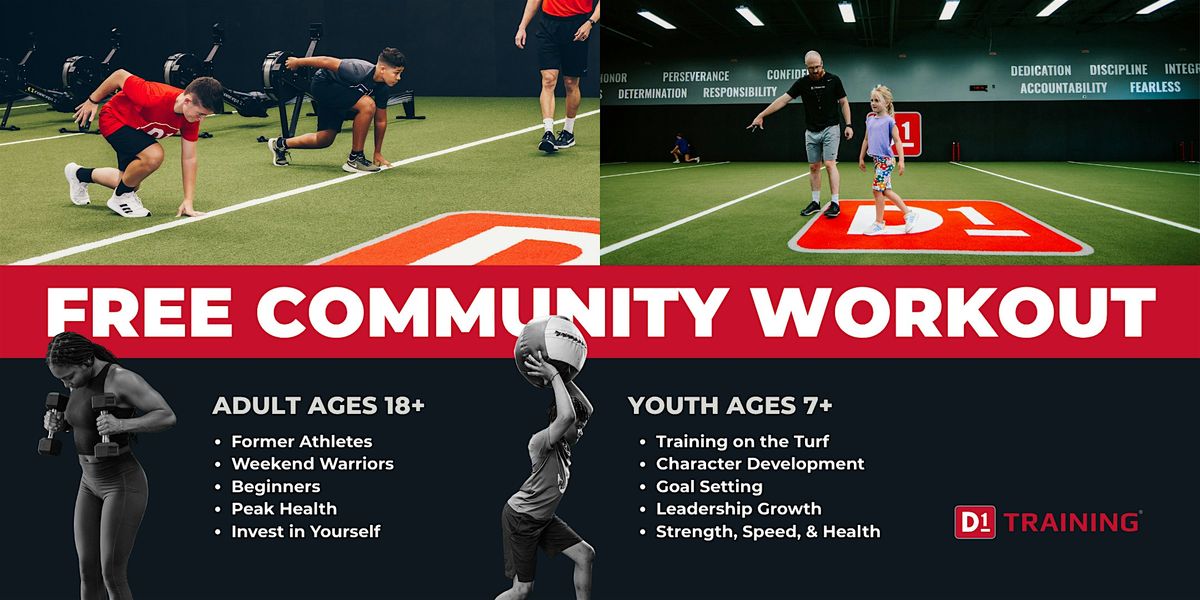 Intro to D1 Training: Free Community Workout, 25 October | Event in Carmel | AllEvents