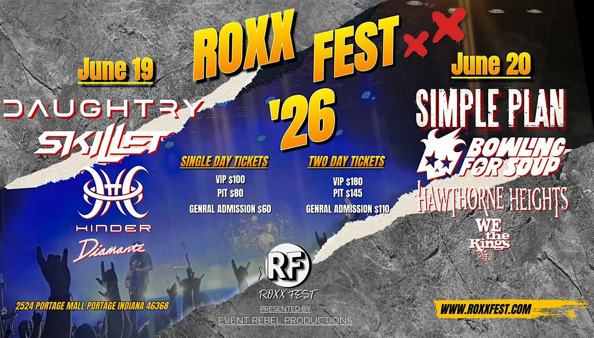 Roxx Fest 2026, 19 June | Event in Portage | AllEvents