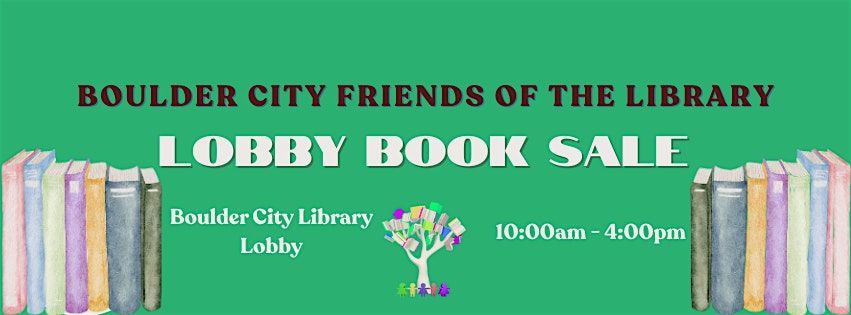Lobby Book Sale, 12 October | Event in Boulder City | AllEvents