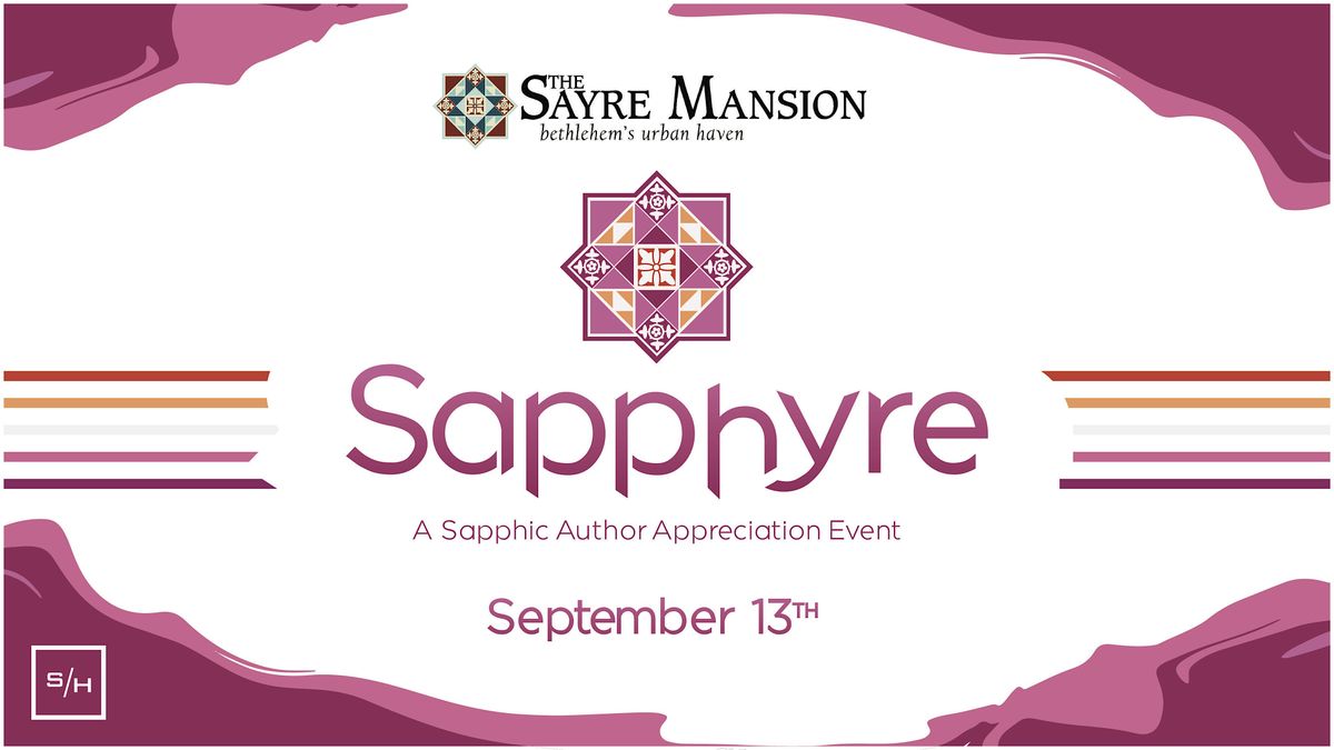 Sapphyre- A Sapphic Author Appreciation Event, 13 September | Event in Bethlehem | AllEvents