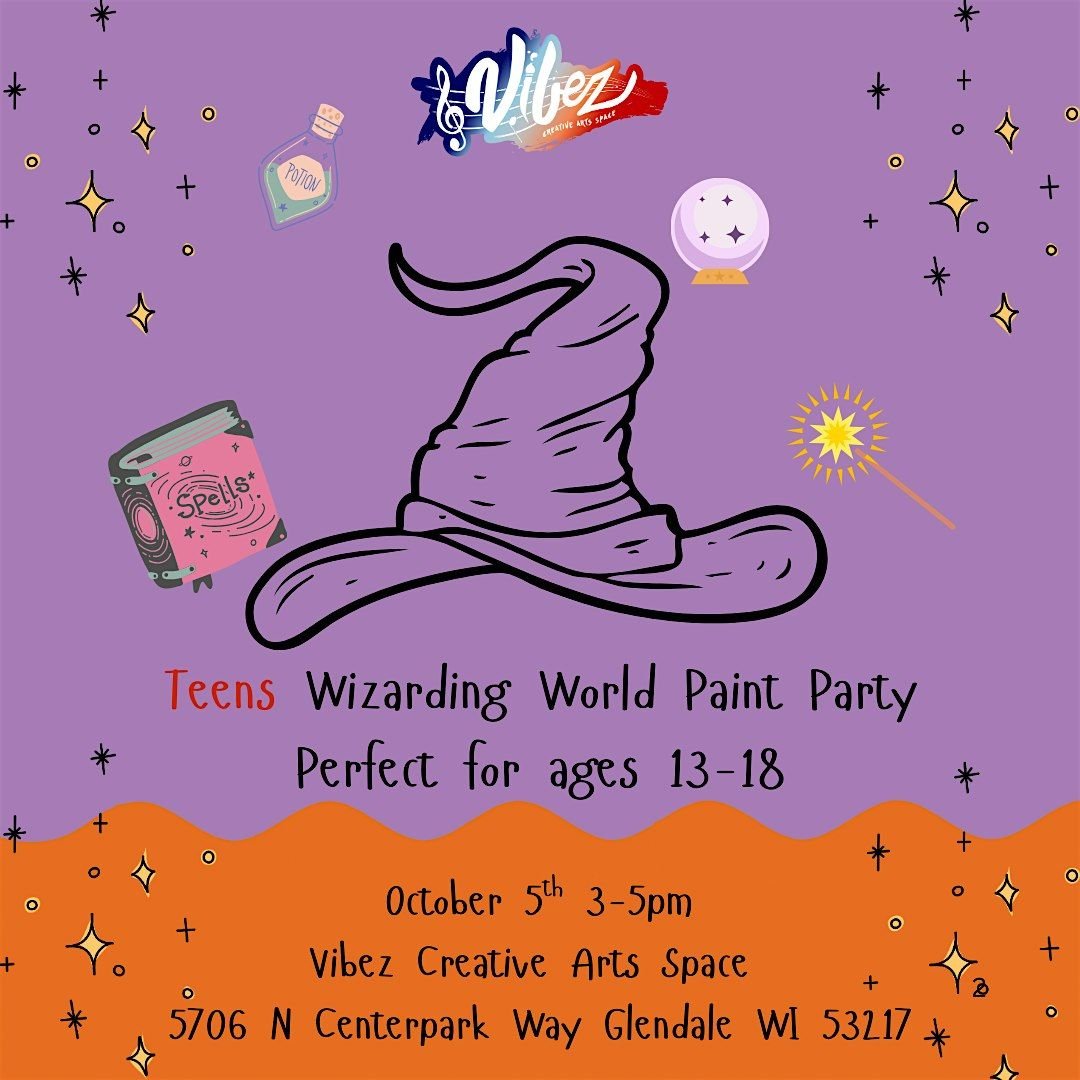 Teens Wizarding World Paint Party | Event in Glendale | AllEvents