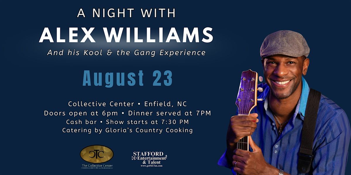 A Night with Alex Williams and His Kool & the Gang Experience, 23 August | Event in Enfield | AllEvents
