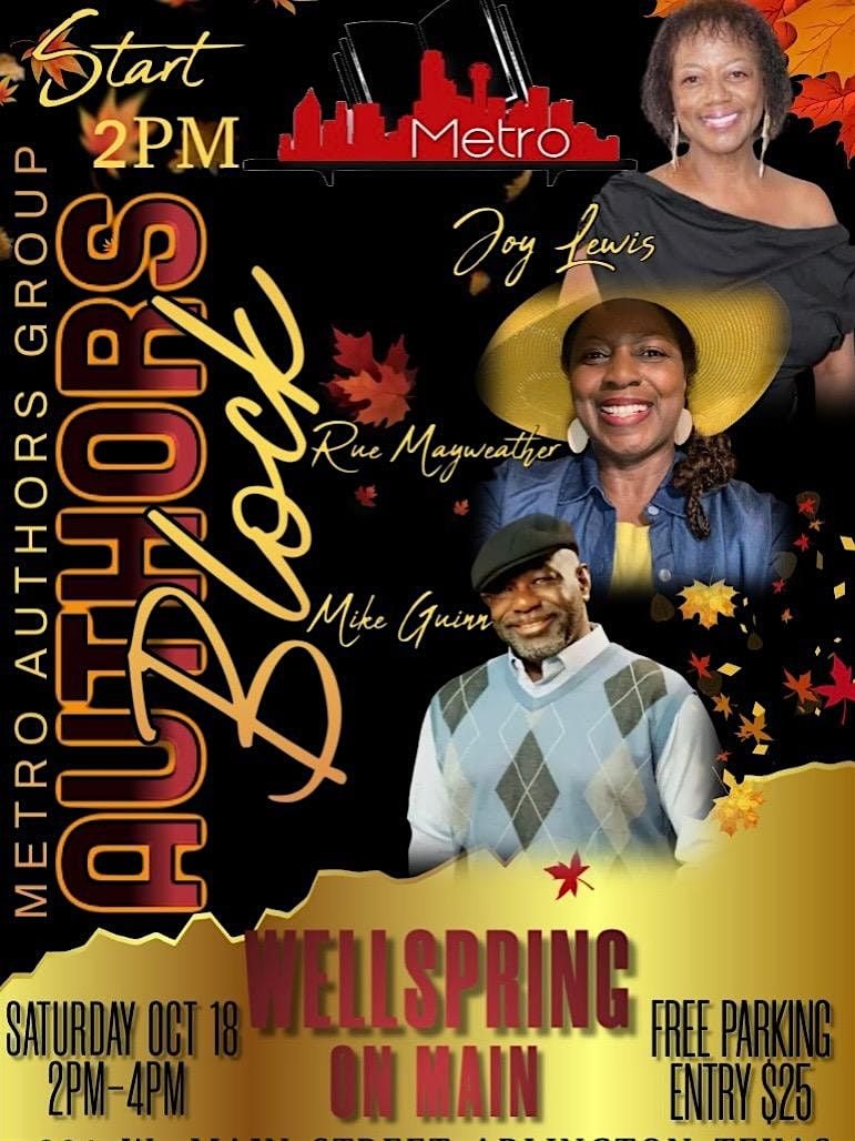 Metro Authors Group Presents The Authors Box, 18 October | Event in Arlington | AllEvents
