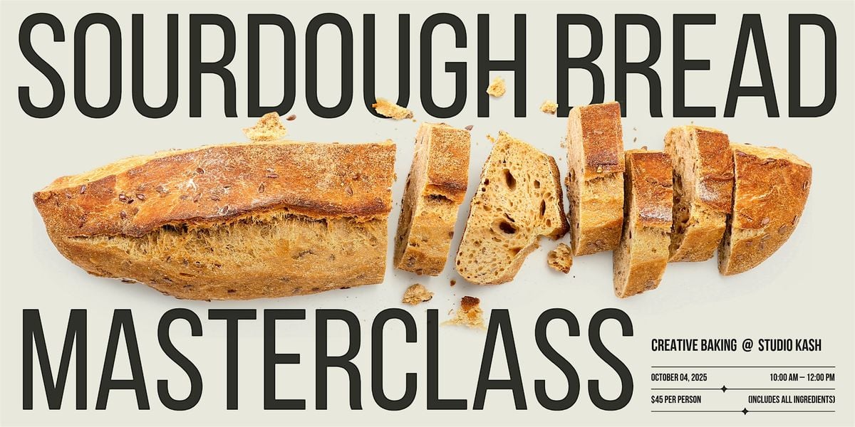 Creative Baking: A Sourdough Starter Workshop, 4 October | Event in Northport | AllEvents