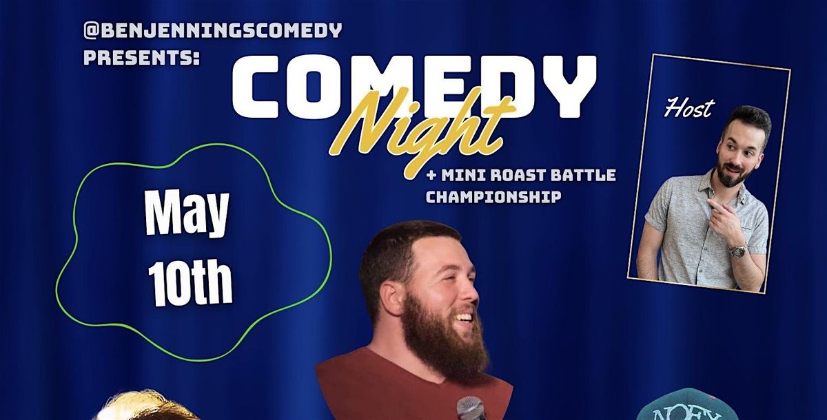 Comedy Show + Mini Roast Battle, 10 May | Event in Greenville | AllEvents