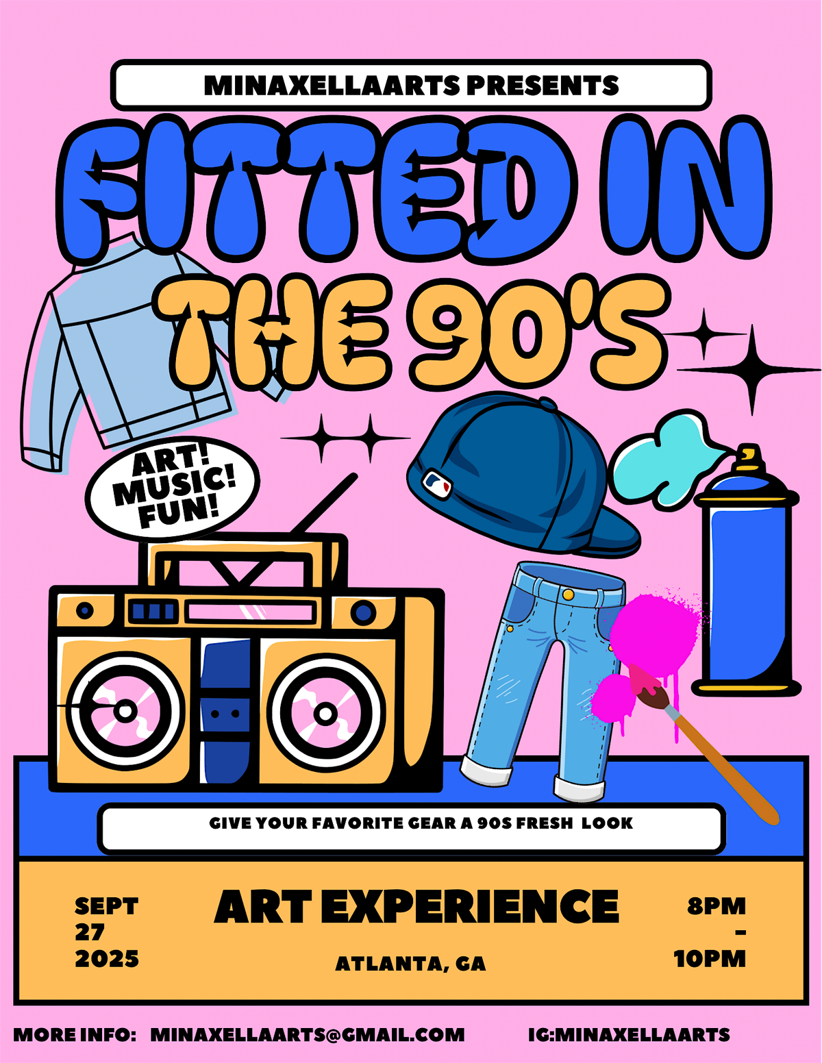 Fitted in the 90s Art Event, 27 September | Event in Atlanta | AllEvents