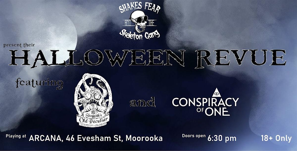 Shakes Fear and the Skeleton Gang's Halloween Revue, 31 October | Event in Moorooka | AllEvents
