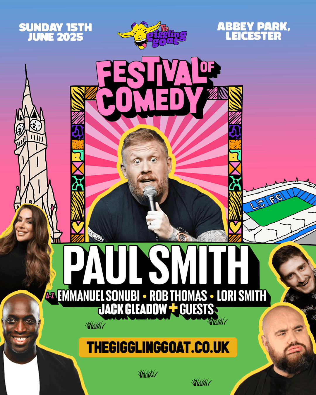 Festival of Comedy Leicester presents Paul Smith - Abbey Park Leicester, 15 June | Event in Leicester | AllEvents