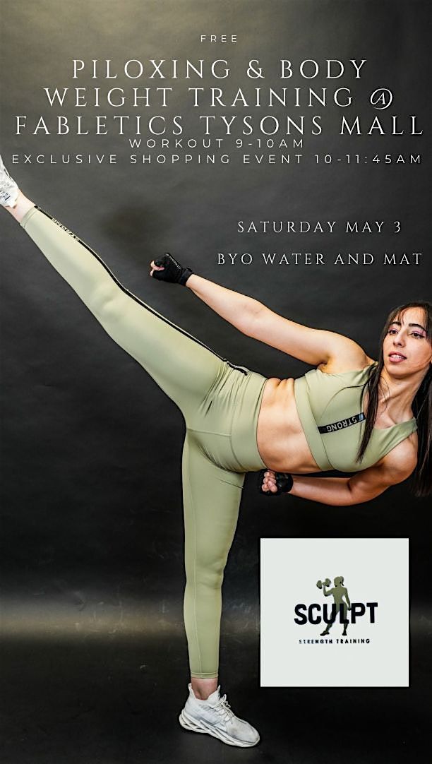 Piloxing & Body w/ Raoiaa Nasri, 3 May | Event in Tysons | AllEvents