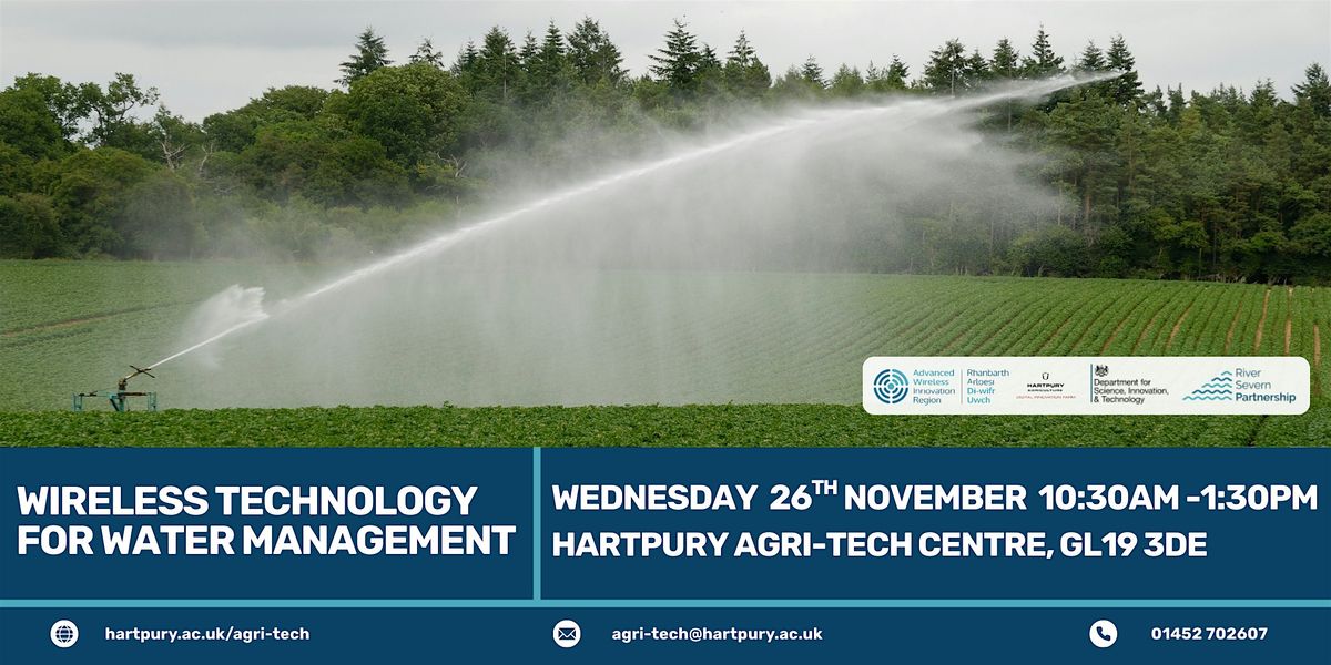 Wireless Technology for Water Management, 26 November | Event in Gloucester | AllEvents