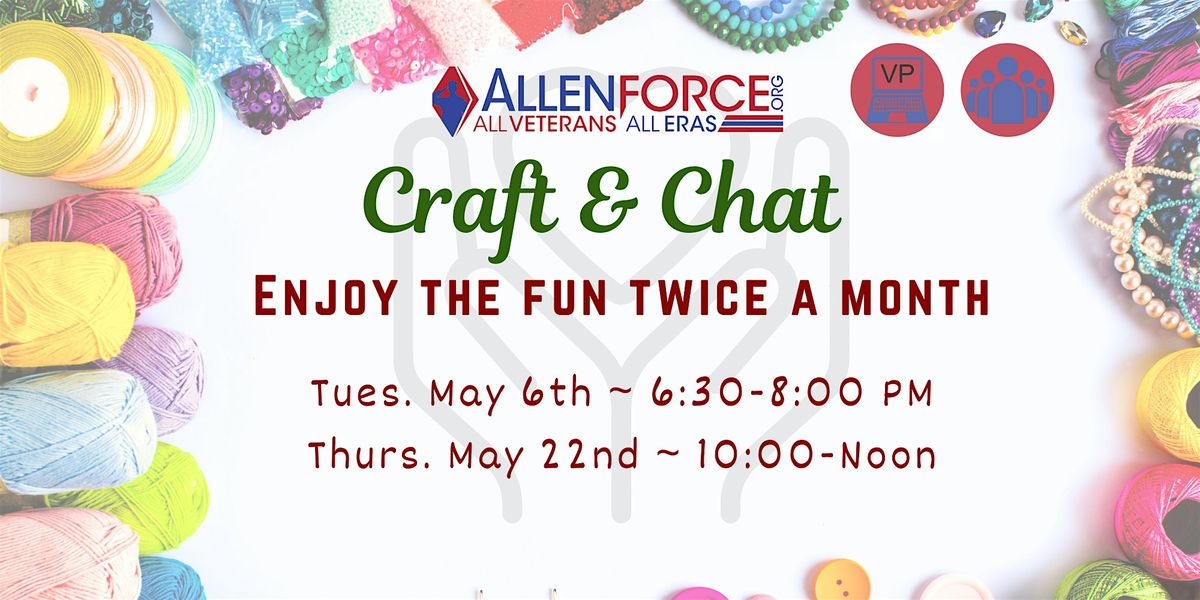 AllenForce: Craft & Chat, 22 May | Event in Joliet | AllEvents