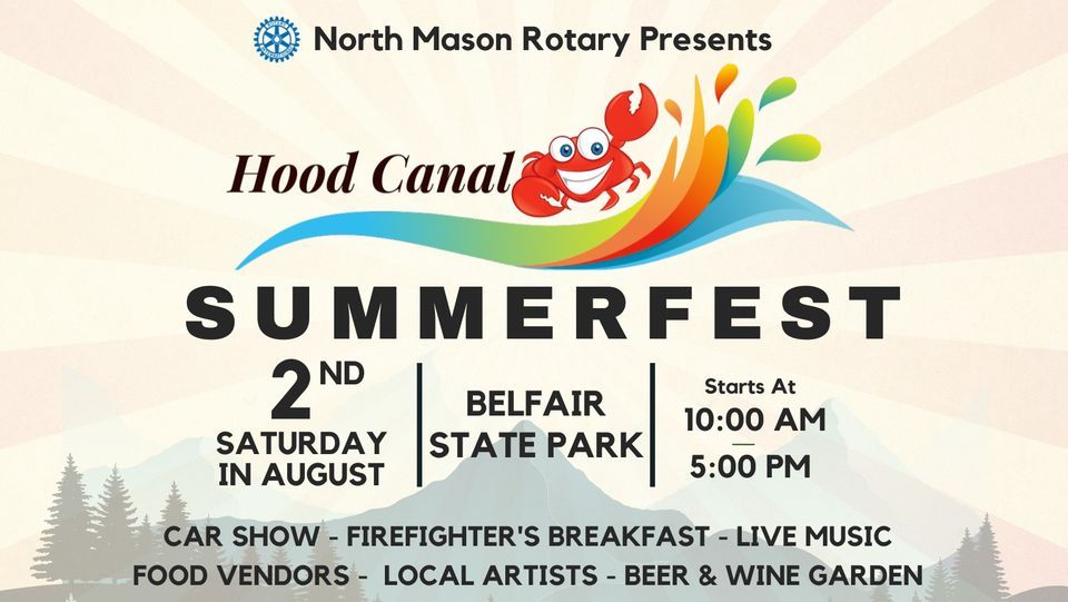 Hood Canal Summerfest, Belfair State Park, 12 August 2023 AllEvents.in