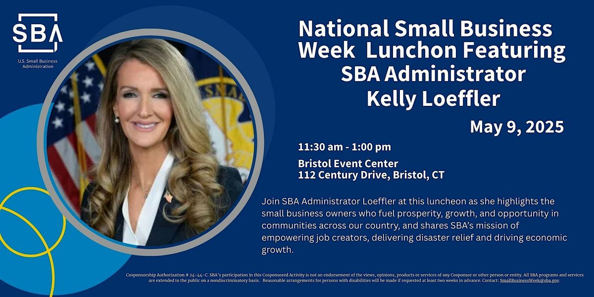 NSBW 2025 Luncheon featuring SBA Administrator Kelly Loeffler, 9 May | Event in Bristol | AllEvents
