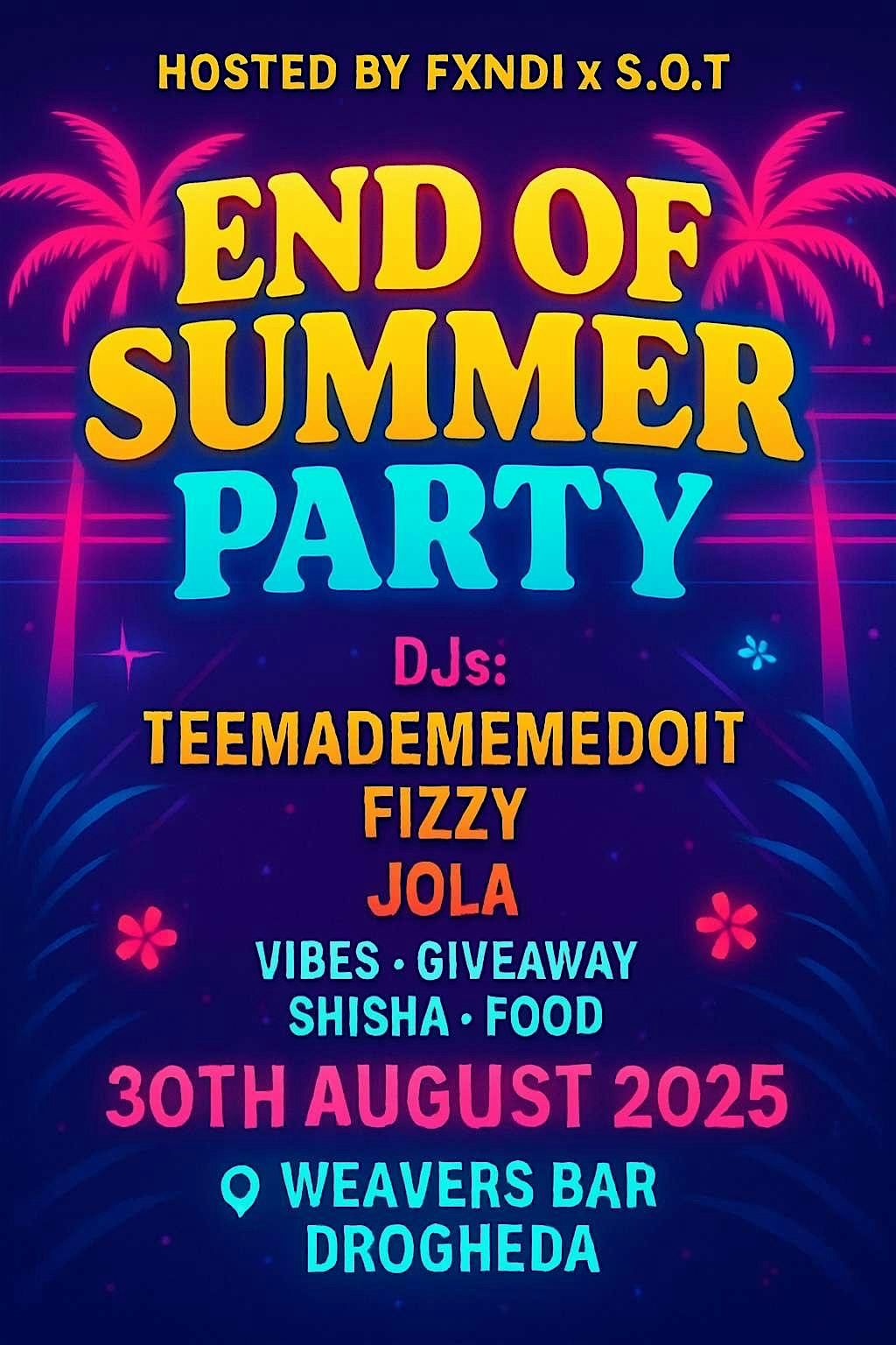 Summer Party, 30 August | Event in Drogheda | AllEvents