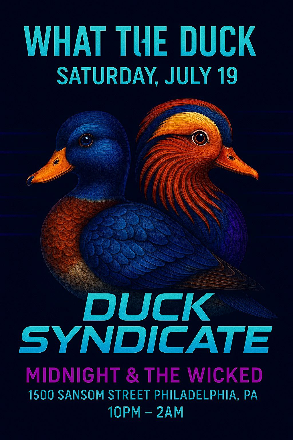 What The Duck? At Midnight, 19 July | Event in Philadelphia | AllEvents