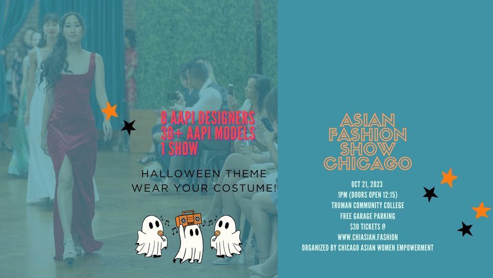 Asian Fashion Show Chicago 2023, Harry S Truman College, Harwood Heights, 21 October 2023