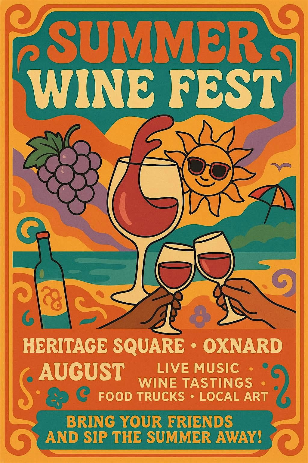 Oxnard's Summer Wine Festival 2025, 9 August | Event in Oxnard | AllEvents