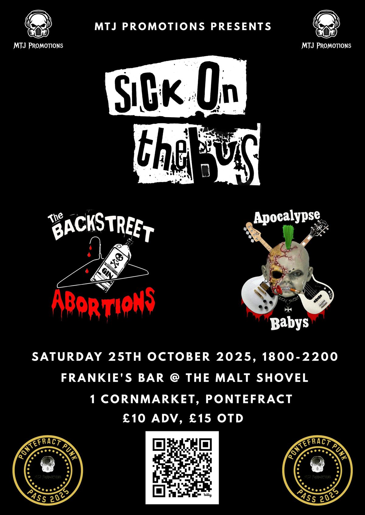 Sick On The Bus PPP #10, 25 October | Event in Pontefract | AllEvents