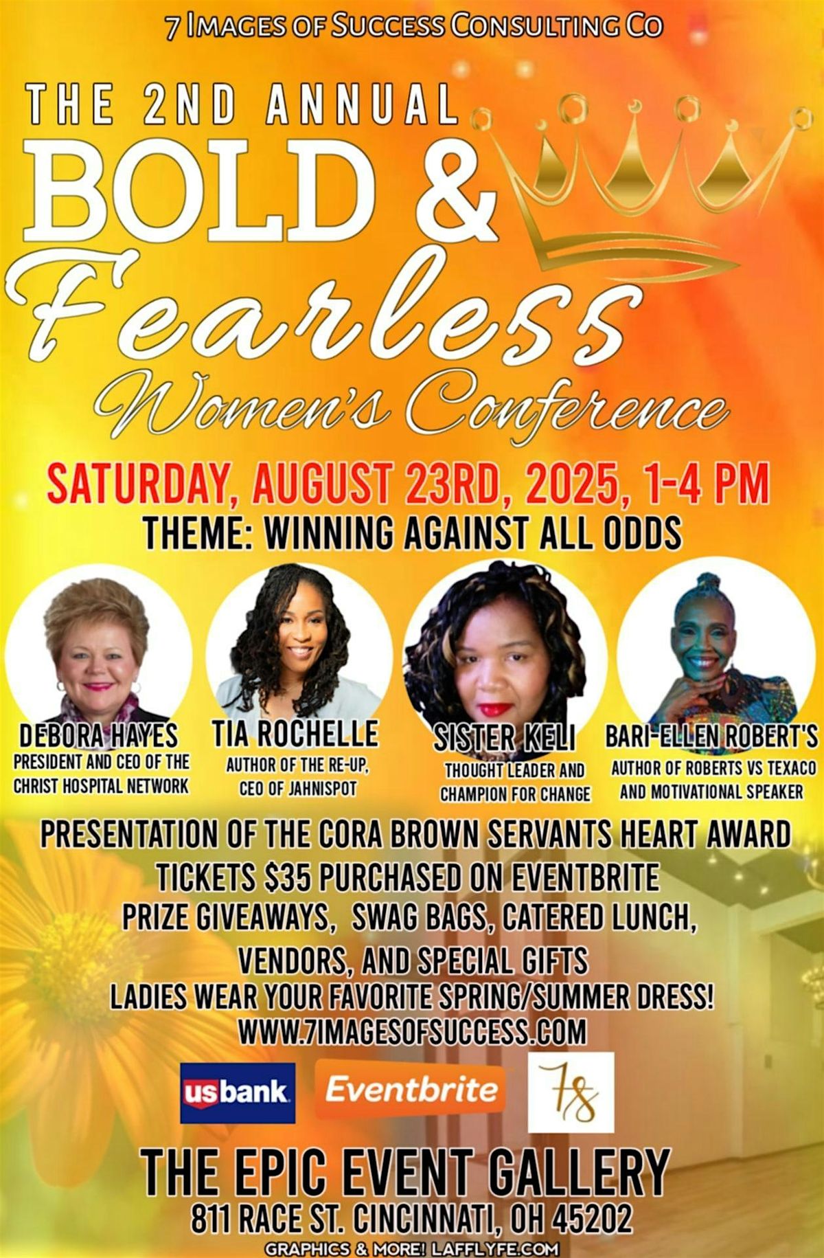 The 2nd Annual BOLD AND FEARLESS WOMEN'S CONFERENCE, 23 August | Event in Cincinnati | AllEvents