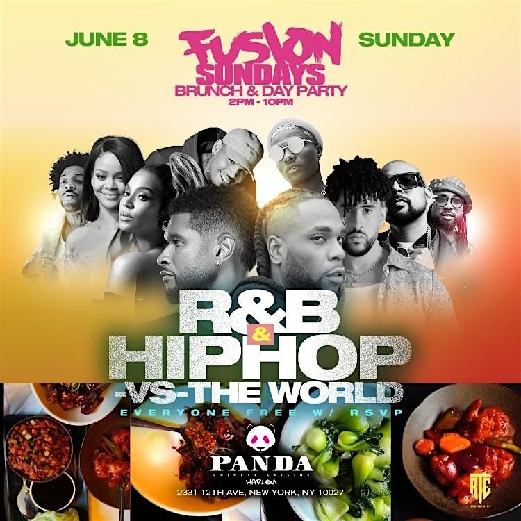 R&B vs Hip Hop Brunch and Day Party at Panda NYC, 8 June | Event in New York | AllEvents