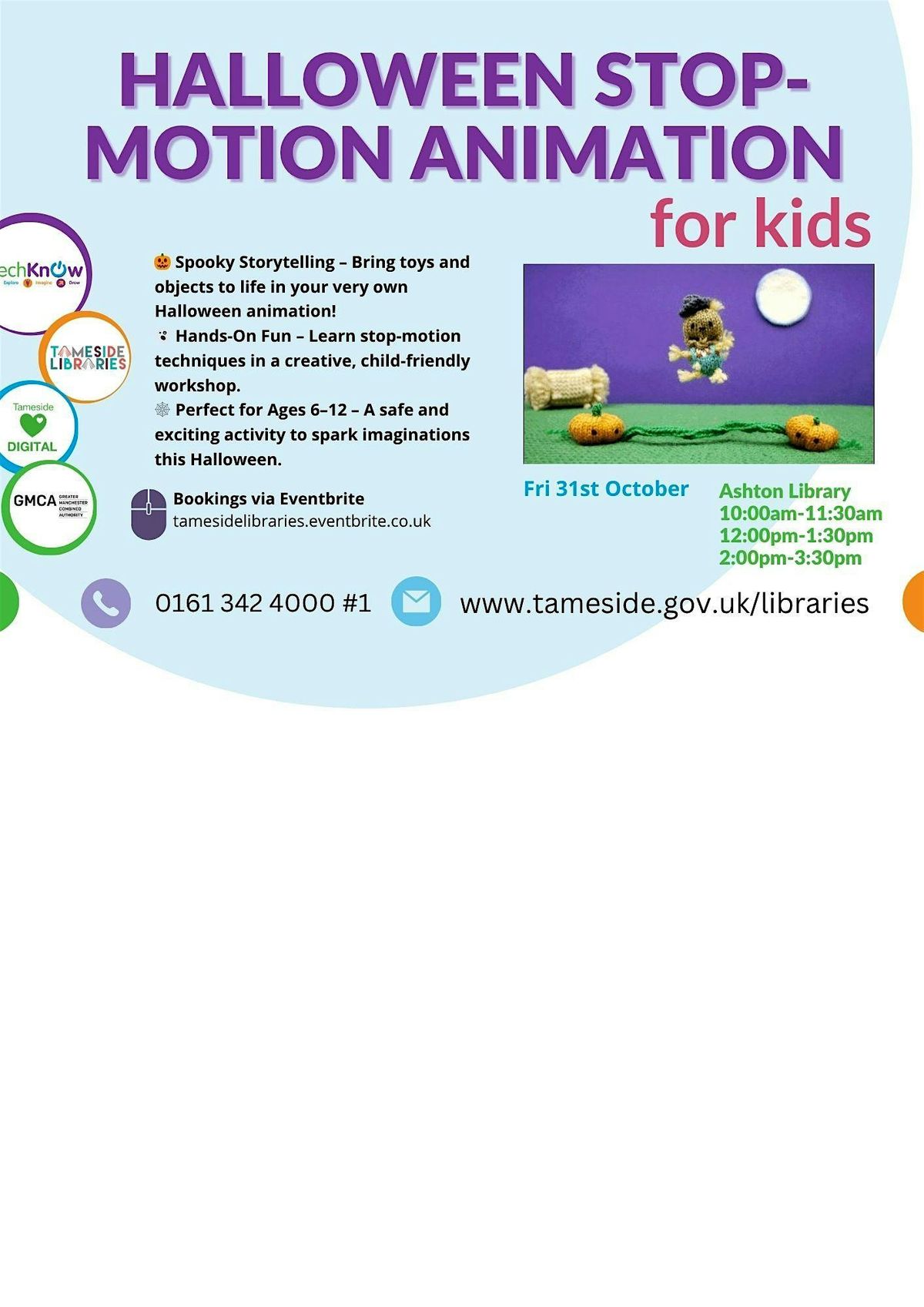 Halloween Stop-Motion Animation For Kids, 31 October | Event in Ashton-under-Lyne | AllEvents
