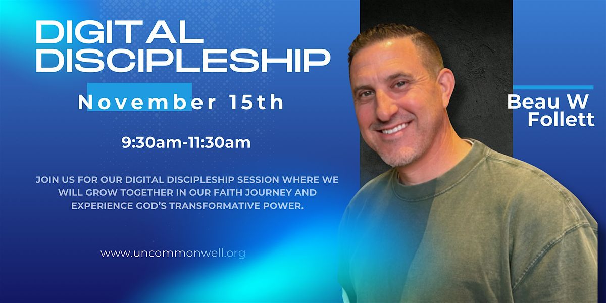 Digital Discipleship Session - November, 15 November | Event in Lodi | AllEvents