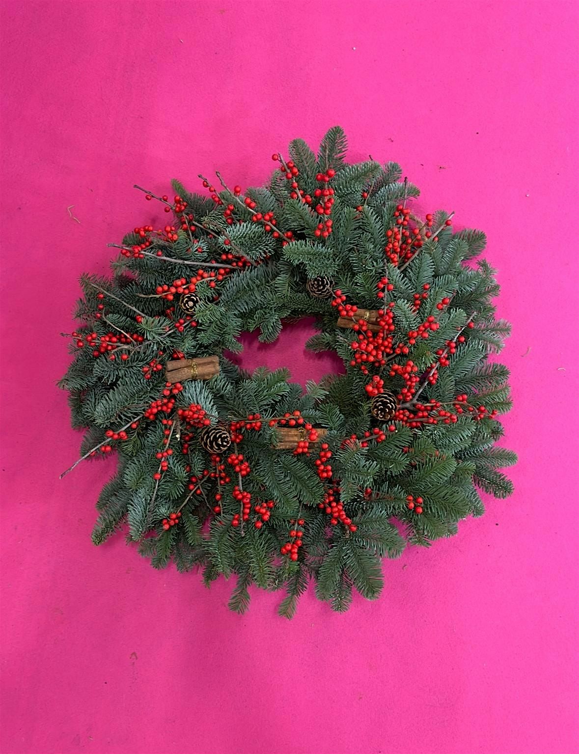 Christmas Wreath & Sip Workshop, 23 November | Event in Dublin | AllEvents