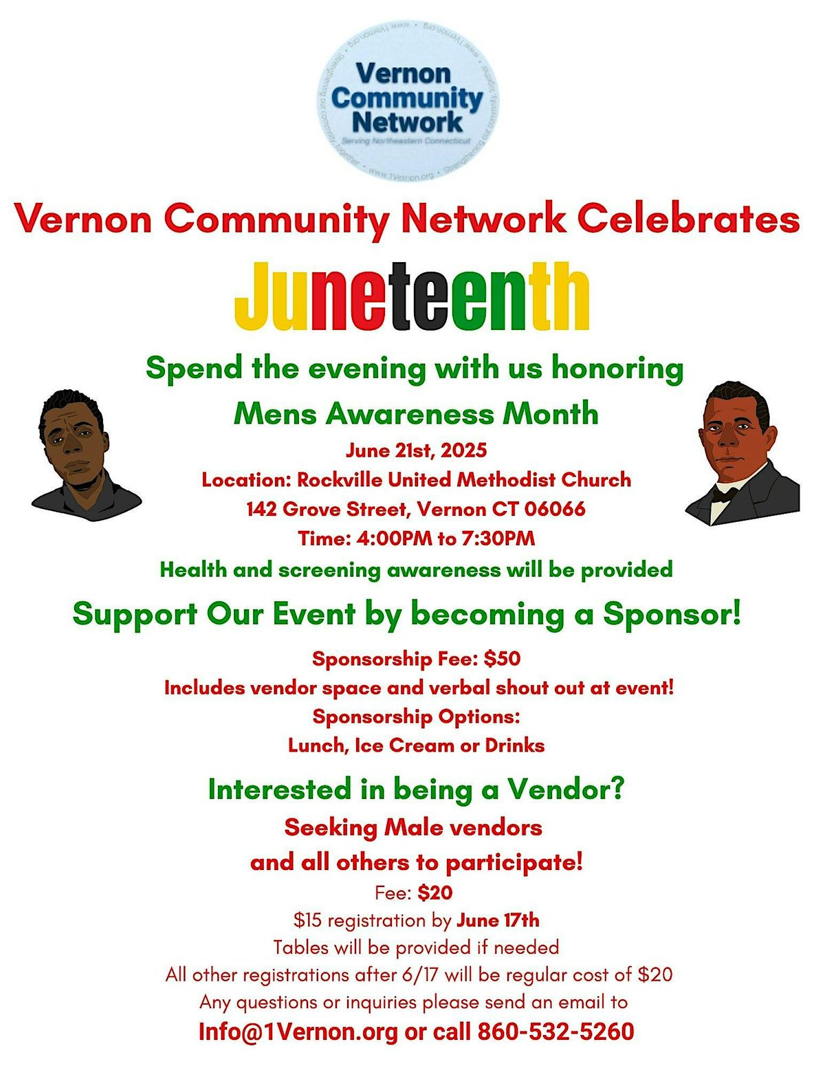 Vernon Community Network Juneteenth Acknowledgement, 21 June | Event in Vernon | AllEvents