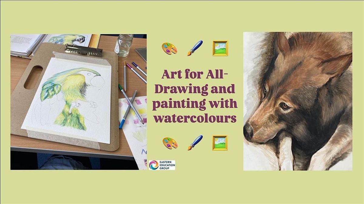 Art for All - Drawing and painting with watercolours, 12 January | Event in Haverhill | AllEvents