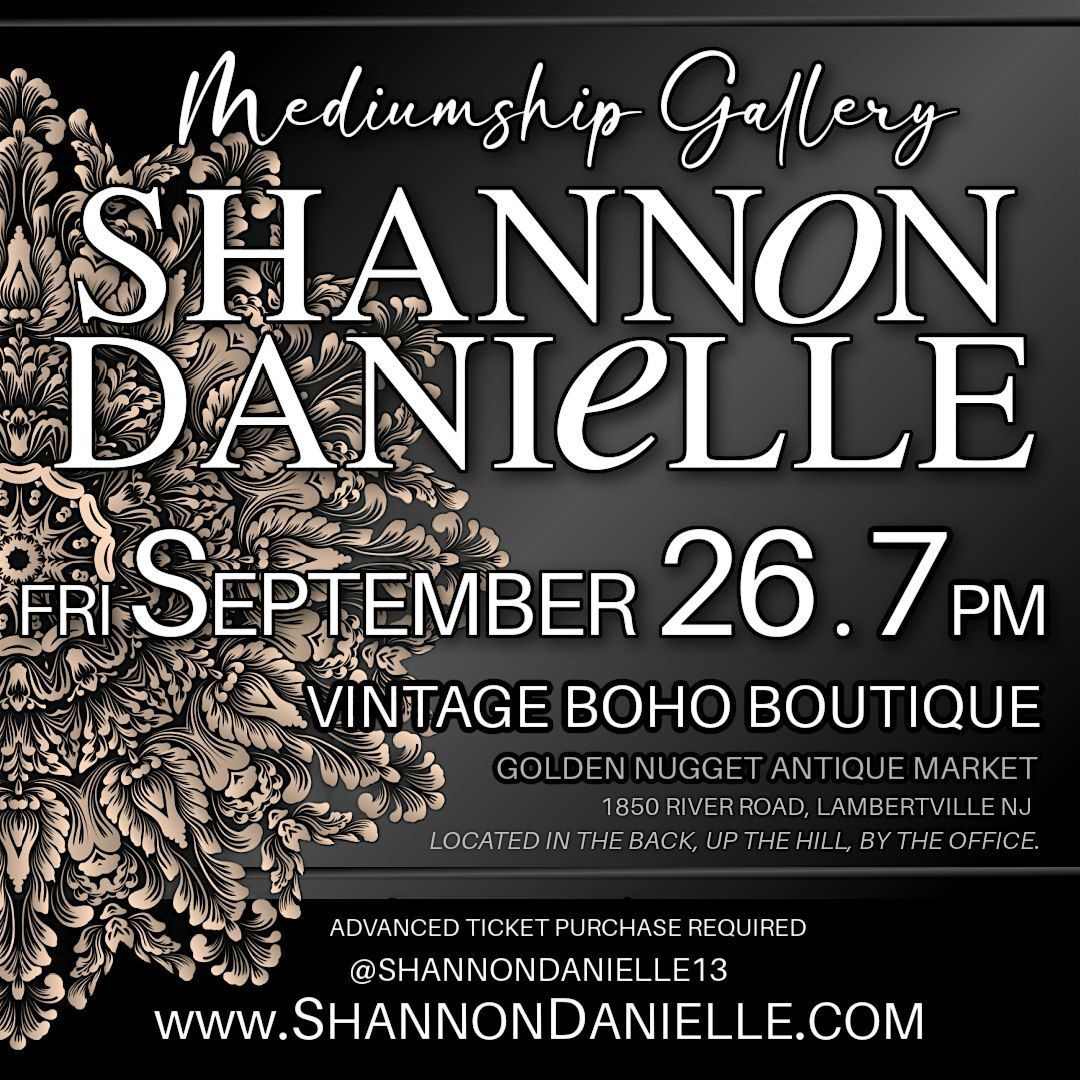 Mediumship Gallery VINTAGE BOHO with Shannon Danielle., 26 September | Event in Lambertville | AllEvents