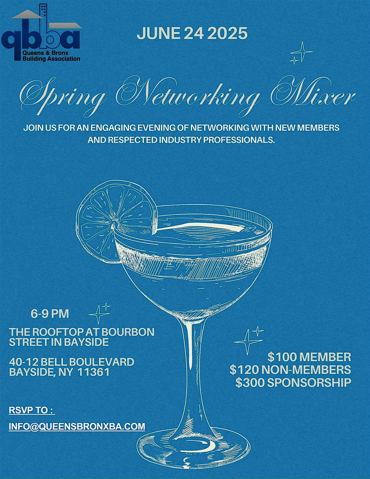 QBBA NETWORKING MIXER EVENT, 24 June | Event in Queens | AllEvents