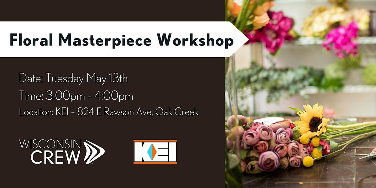Floral Masterpiece Workshop, 13 May | Event in Oak Creek | AllEvents