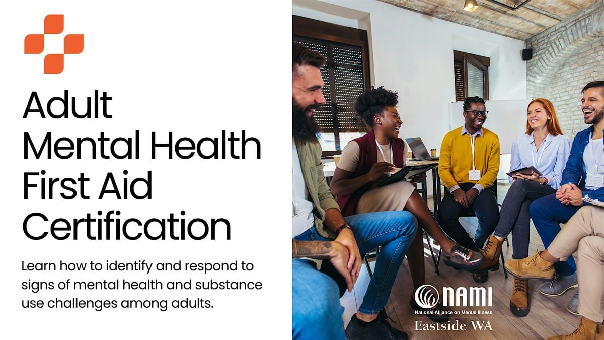 Mental Health First Aid Certification Class, 5 October | Event in Redmond | AllEvents