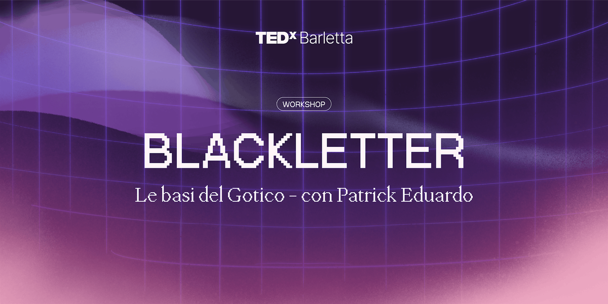 Blackletter: le basi del Gotico, 18 October | Event in Barletta | AllEvents