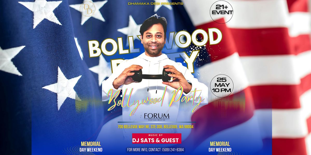 BOLLYWOOD PARTY | FORUM SOCIAL HOUSE | MAY 25, 25 May | Event in Bellevue | AllEvents