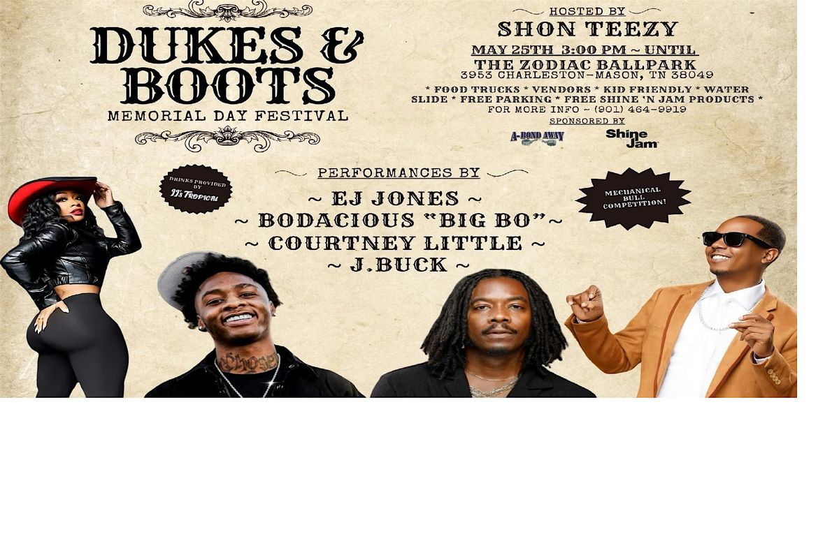 Dukes & Boots, 25 May | Event in Mason | AllEvents
